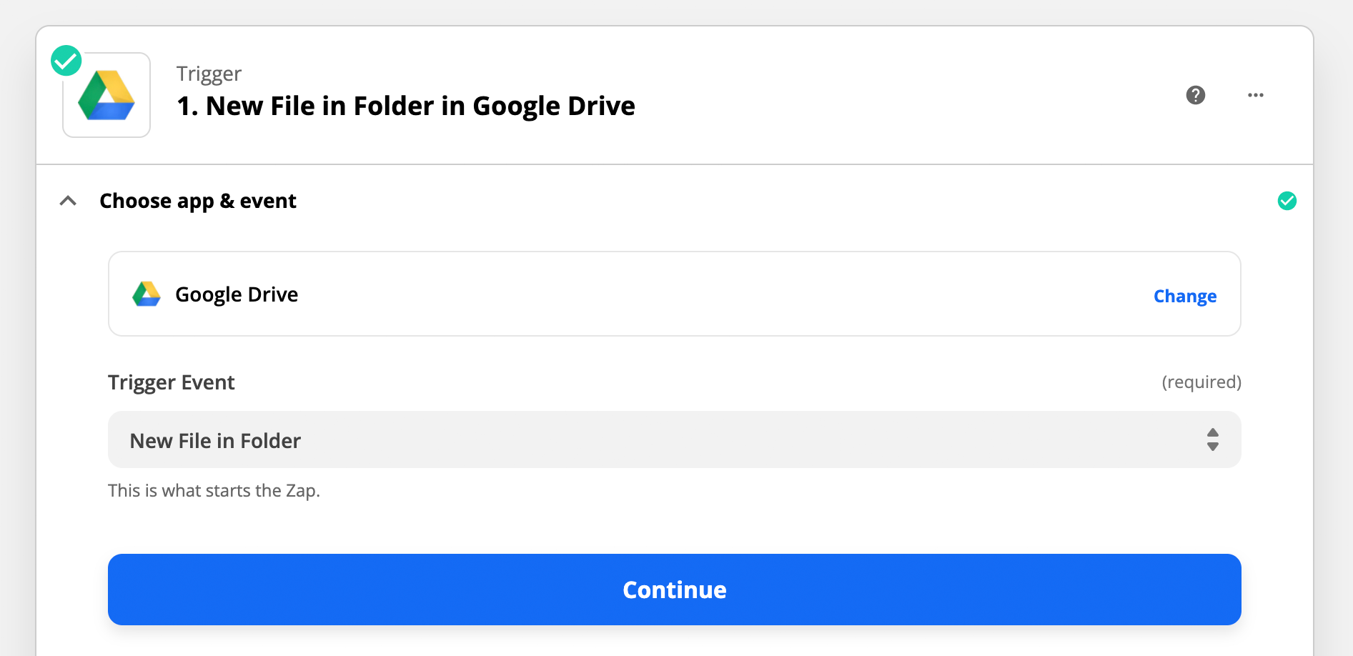 new zap with google drive and agrello