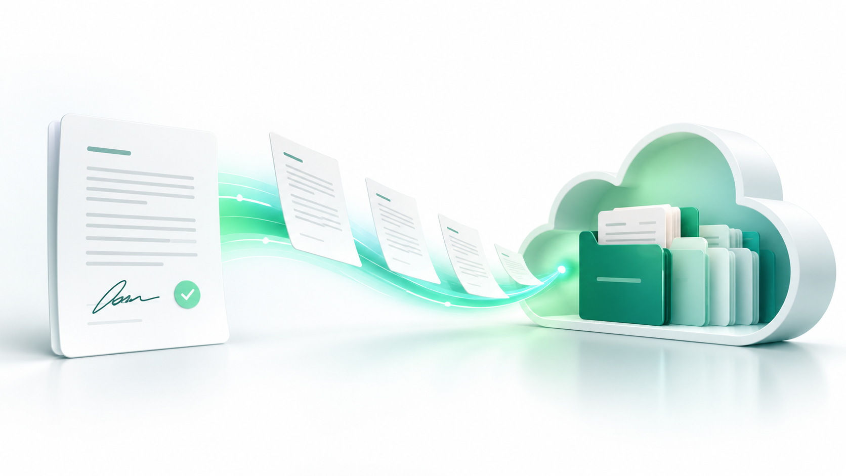 Parakstīts dokuments no Agrello tiek nosūtīts uz SharePoint dokumentu krātuvi mākonī.