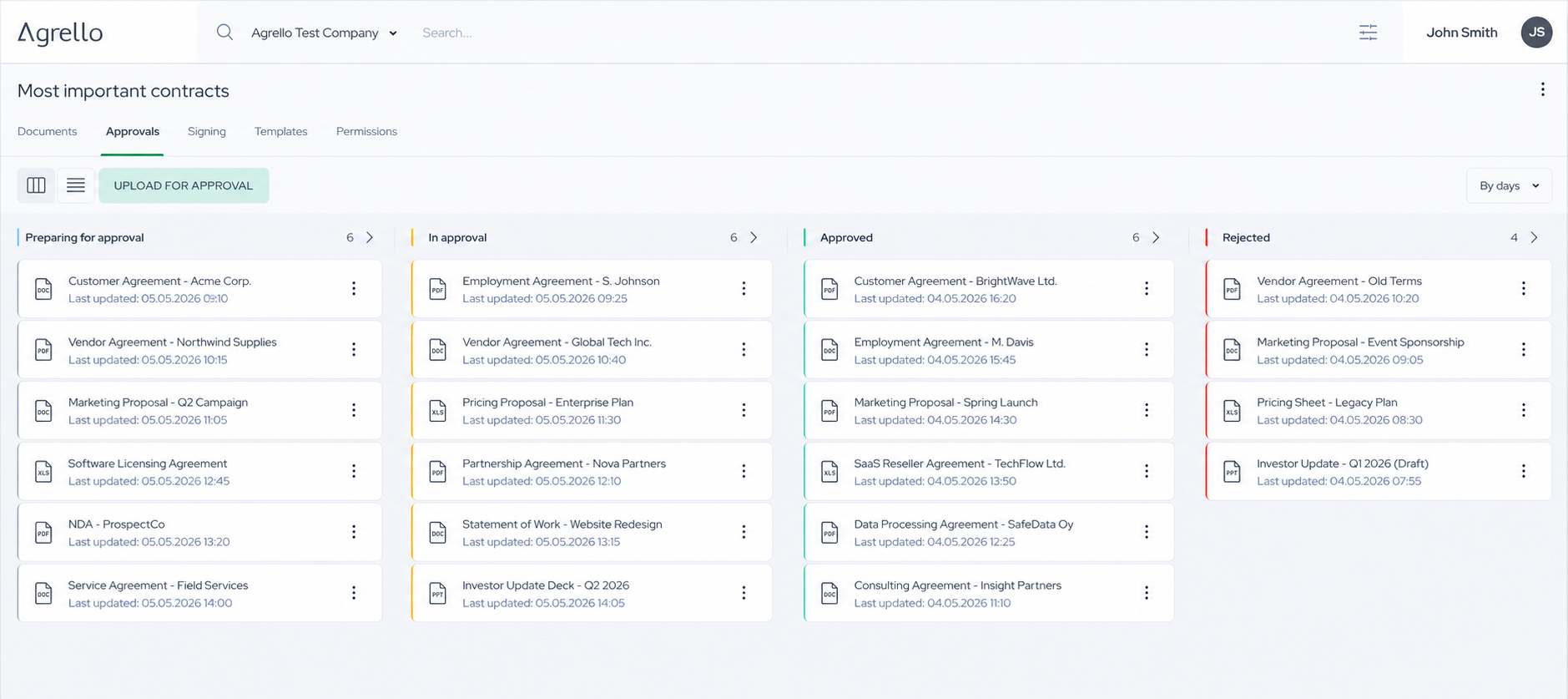 Introducing Agrello Approvals: a clearer path from draft to signature